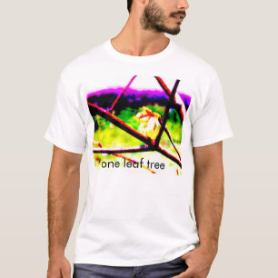 1本の葉の木 Tシャツ