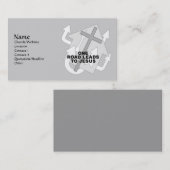 1本の道 名刺 (正面/裏面)