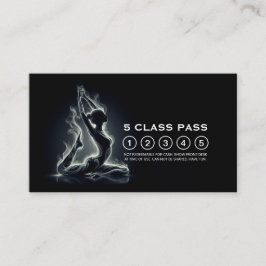 1本足キングピジョンヨガクラスインストラクターパス ロイヤリティカード