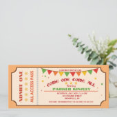 1来来全招待状 招待状 (スタンド正面)