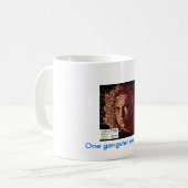 1杯のギャングのコップのコーヒー! コーヒーマグカップ (正面左)