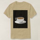 1杯のコーヒーをお願い Tシャツ (デザイン正面)
