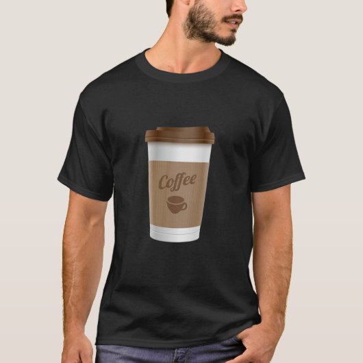 1杯のコーヒー Tシャツ (正面)