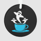 1杯の幽霊喫煙 オーナメント (裏面)