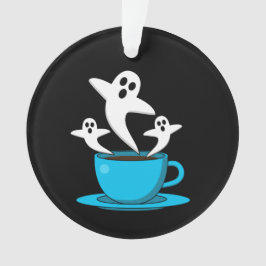1杯の幽霊喫煙 オーナメント