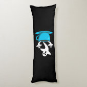 1杯の幽霊喫煙 ボディピロー (裏面 (縦))