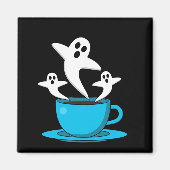 1杯の幽霊喫煙 マグネット (正面)