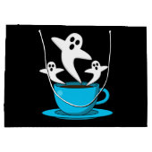 1杯の幽霊喫煙 ラージペーパーバッグ (裏面)