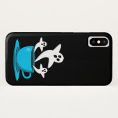 1杯の幽霊喫煙 Case-Mate iPhoneケース (裏面(横))