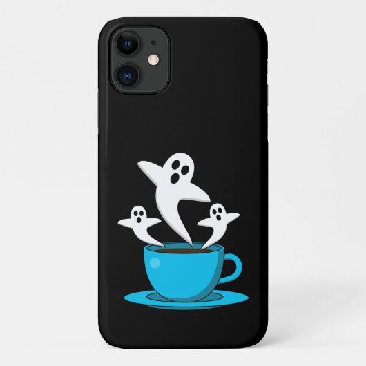 1杯の幽霊喫煙 Case-Mate iPhoneケース (裏面)