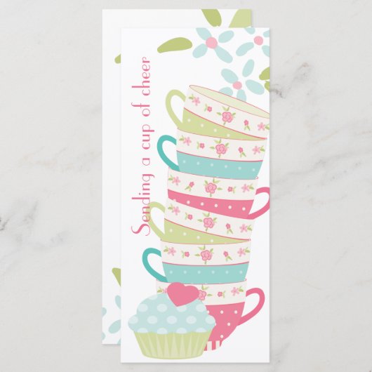 1杯の応援茶を送パーソナライズされたる (正面/裏面)