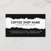 1杯の自由なコーヒーを得て下さい ロイヤリティカード (裏面)