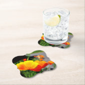 1杯の金ゴールド ペーパーコースター (インサイチュ)