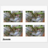 1杯の雪 長方形シール (シート)