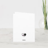 1枚のおいしい誕生日カード カード (裏面)