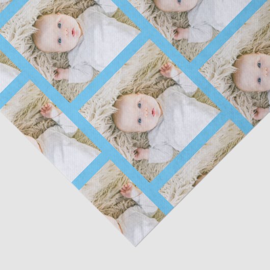 1枚のパーソナライズされた写真パターン 薄葉紙 (詳細)