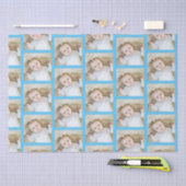 1枚のパーソナライズされた写真パターン 薄葉紙 (クラフト)