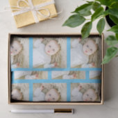 1枚のパーソナライズされた写真パターン 薄葉紙 (ギフト)