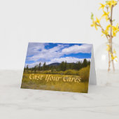 1枚のピーターの5:7の勇気付けられるカード カード (黄色い花)