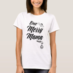 1枚のメリーなShirt Christmas Mom XmasママのTシャツ Tシャツ