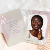 1枚のモダン写真卒業パーティーの招待を作成 招待状