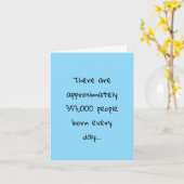 1枚のユー誕生日カード カード (黄色い花)