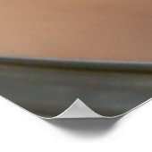 1枚のリンゴ皿 ポスター (角)