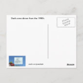 1枚のレシピ葉書で全食 ポストカード (裏面)