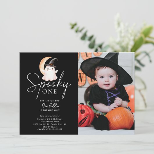 1枚の不気味写真誕生日 招待状 (スタンド正面)