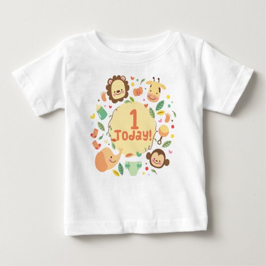 1枚の今日Tシャツ ベビーTシャツ (正面)