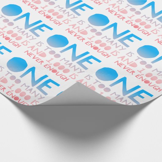 1枚の余りにも多くのおもしろいなオウムの回復アルコール中毒患者のワイシャツ ラッピングペーパー (角)