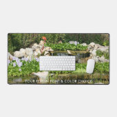 1枚の写パーソナライズされた真 デスクマット (キーボード&マウス)