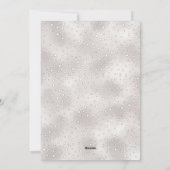 1枚の写メリー真を飾る宗教的なクリスマス シーズンカード (裏面)