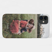 1枚の写真とあなたの名前のカスタム Case-Mate iPhoneケース (裏面(横))