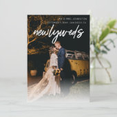 1枚の写真の新着ニュース発表 – 白 招待状 (スタンド正面)