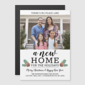 1枚の写真の磁気休日の引越し発表 (正面/裏面)