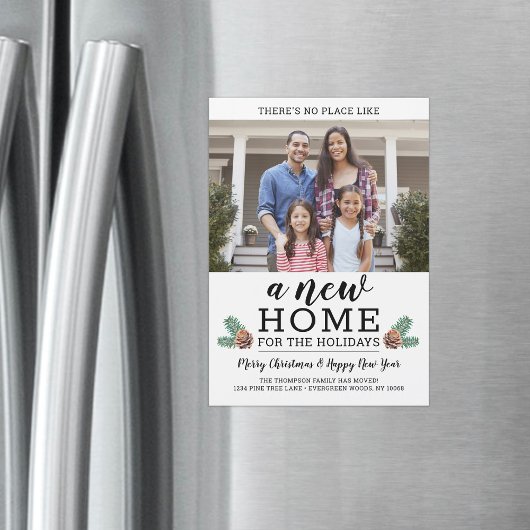 1枚の写真の磁気休日の引越し発表