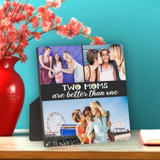 1枚の写真より2枚の母の方が良い フォトプラーク