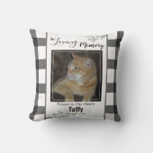 1枚の写真を愛する思い出の記憶に残して クッション (正面)