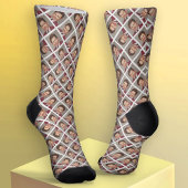 1枚の写真を追加してパターンを作成 – 白 ソックス