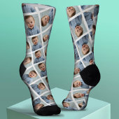 1枚の写真を追加してパターンを作成 – 白 ソックス