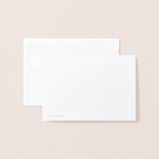 1枚の写真エレガント引っ越しましたモダンの移実在動 箔カード (裏面封筒付き)