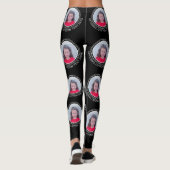 1枚の写真カスタムでフォトコラージュを作成する レギンス (裏面)