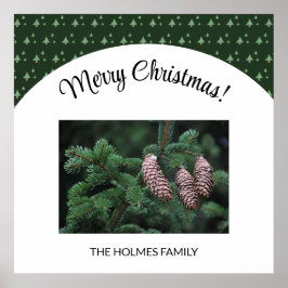1枚の写真クリスマスファミリー ポスター