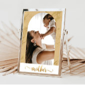 1枚の写真シンプルBohoフレーム新しい母の妊娠 フォトプリント