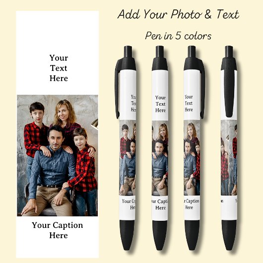 1枚の写真、名前の日付、テキスト（白、黒） 黒ボールペン