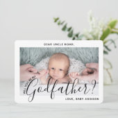 「1枚の写真」神父の提案 現代のエレガントな脚本 招待状 (スタンド正面)