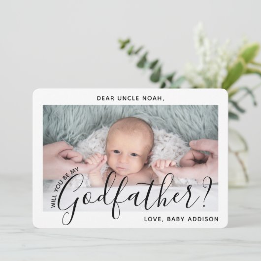 「1枚の写真」神父の提案 現代的でエレガントな脚本 招待状 (スタンド正面)