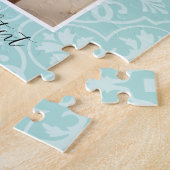 1枚の写真(Farmhouse Tile Pattern and文字) ジグソーパズル (側面)