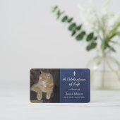 1枚の写祈真オプション付きメモリアルカード 名刺 (スタンド正面)